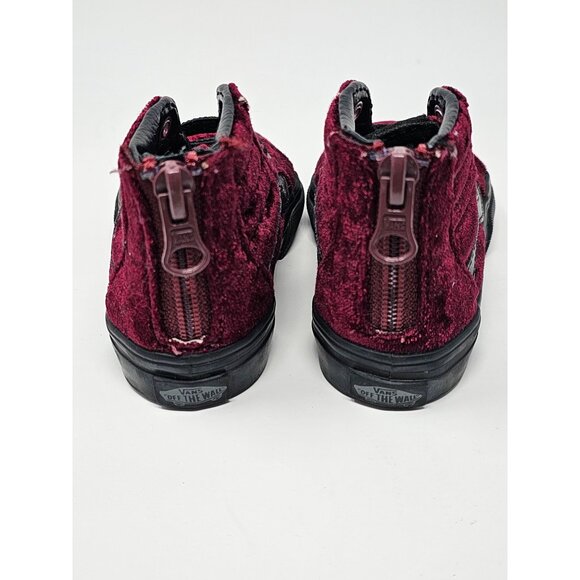 VANS TODDLERS VELVET SK8-HI ZIP Size 5 - Picture 5 of 7